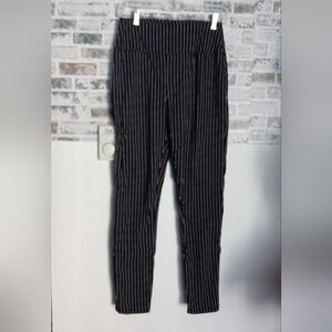 Black and White Striped Pants